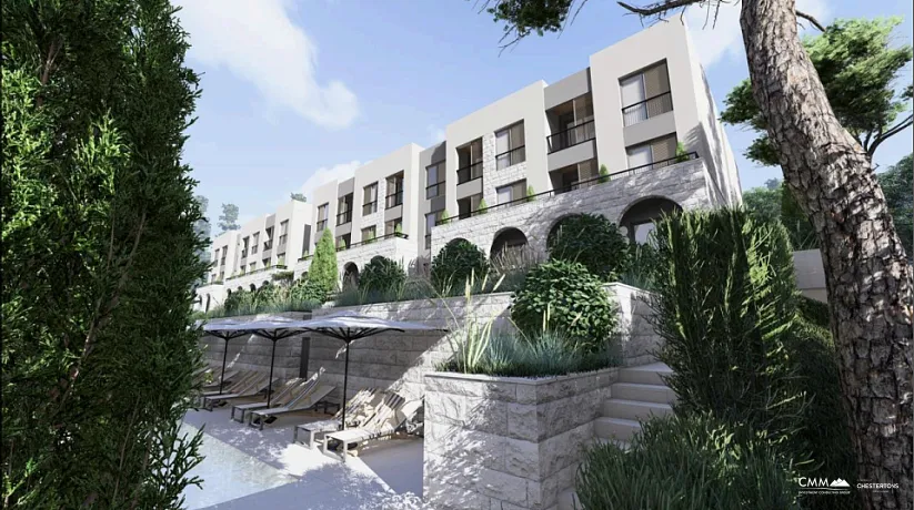 Kavač’ta havuzlu komplekste daireler